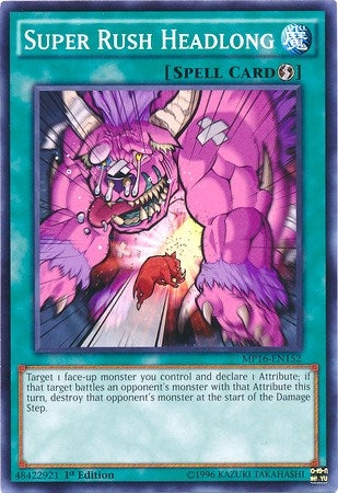 Super Rush Headlong (16152) (MP16) - YuGiOh Single