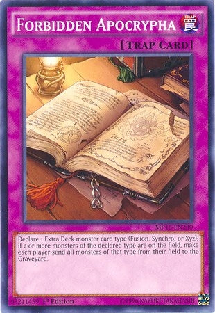 Forbidden Apocrypha (16230) (MP16) - YuGiOh Single