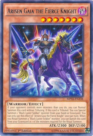 Arisen Gaia the Fierce Knight (16238) (MP16) - YuGiOh Single