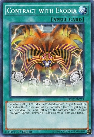 Contract with Exodia (229) (LDK2) - YuGiOh Single