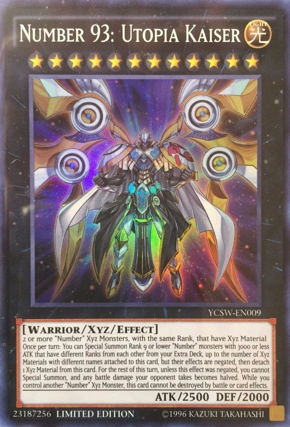 Number 93: Utopia Kaiser (9) - YuGiOh Single