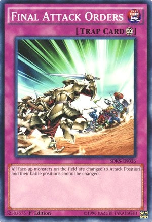 Final Attack Orders (36) (SDKS) - YuGiOh Single