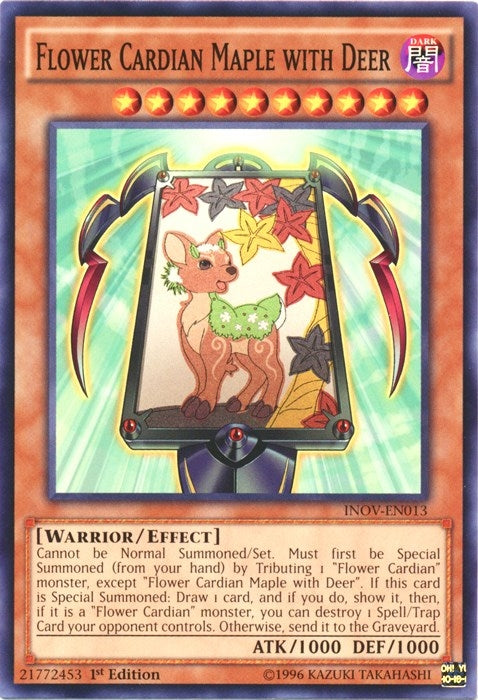 Flower Cardian Maple with Deer (13) (INOV) - YuGiOh Single