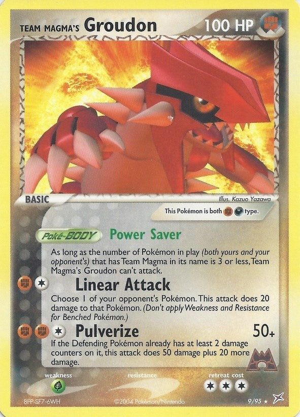 Image for Team Magma's Groudon - 9/95 (EX Team Magma vs Team Aqua) (009/095) (Deck Exclusives) - Pokemon