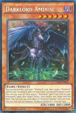 Darklord Amdusc (33) (DESO) - YuGiOh Single