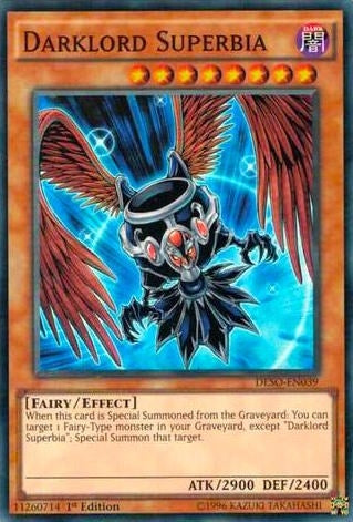 Darklord Superbia (39) (DESO) - YuGiOh Single