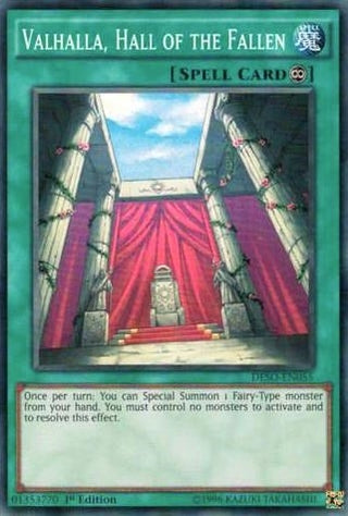 Valhalla Hall of the Fallen (55) (DESO) - YuGiOh Single