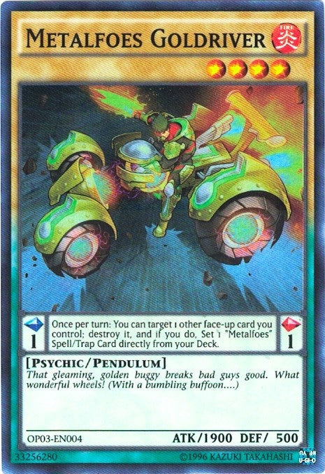 Metalfoes Goldriver (3004) (OP03) - YuGiOh Single