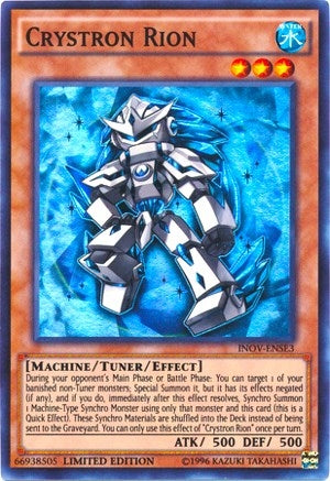Crystron Rion (3) (INOV) - YuGiOh Single