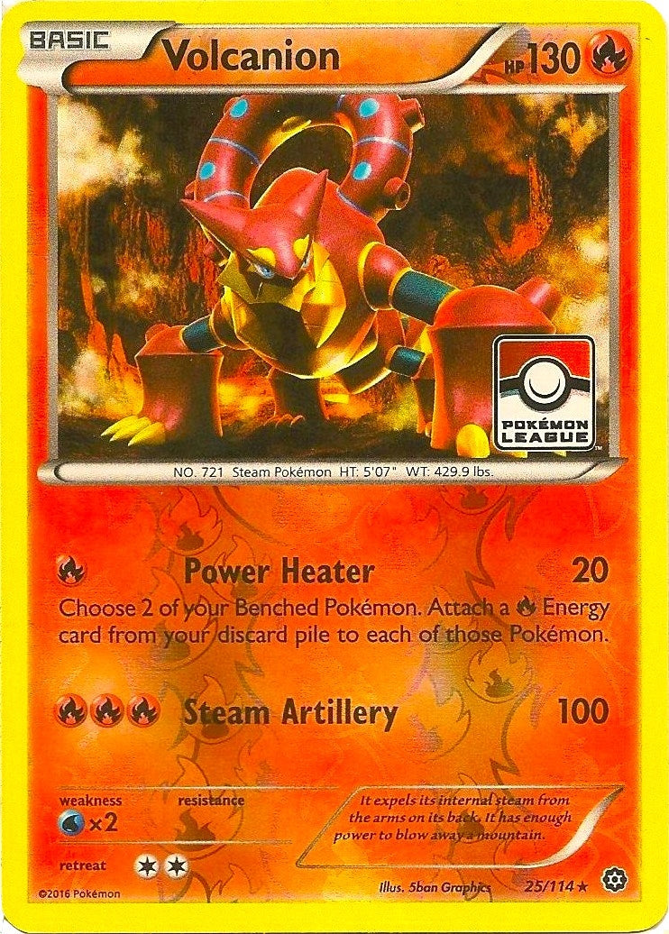 Image for Volcanion - 25/114 (Pokemon League) (025/114) (League & Championship Cards) - Pokemon