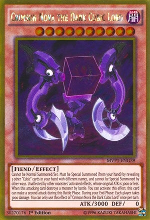 Crimson Nova the Dark Cubic Lord (139) (MVP1-ENG) - YuGiOh Single