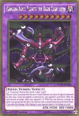 Crimson Nova Trinity the Dark Cubic Lord (140) (MVP1-ENG) - YuGiOh Single