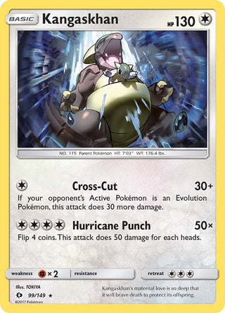 Image for Kangaskhan (99/149) (SM Base Set) - Pokemon