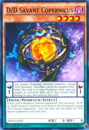 D/D Savant Copernicus (3) (SDPD) - YuGiOh Single