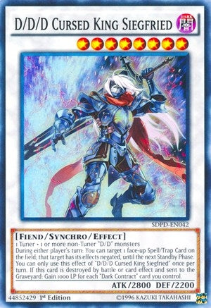 D/D/D Cursed King Siegfried (42) (SDPD) - YuGiOh Single