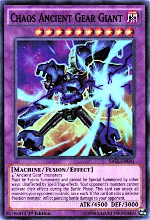 Chaos Ancient Gear Giant (41) (RATE) - YuGiOh Single