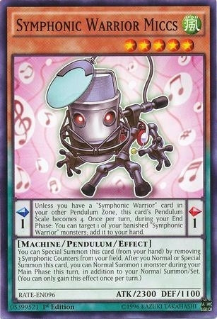 Symphonic Warrior Miccs (96) (RATE) - YuGiOh Single