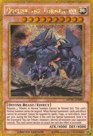 Obelisk the Tormentor (1) (MVP1-ENG) - YuGiOh Single