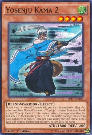 Yosenju Kama 2 (Starfoil) (17005) (SP17) - YuGiOh Single