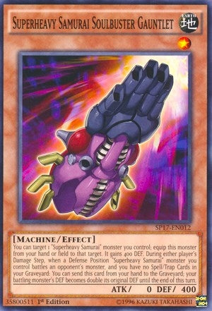 Superheavy Samurai Soulbuster Gauntlet (Starfoil) (17012) (SP17) - YuGiOh Single