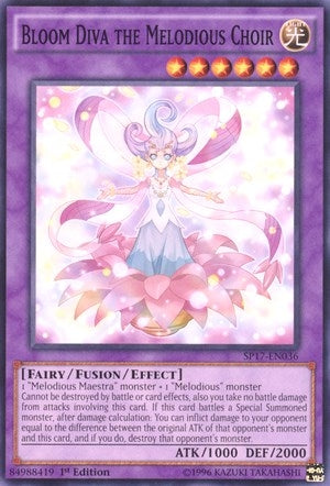 Bloom Diva the Melodious Choir (Starfoil) (17036) (SP17) - YuGiOh Single