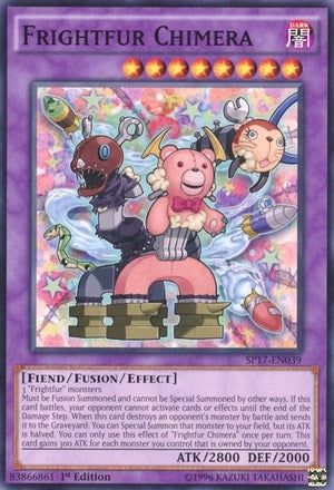 Frightfur Chimera (Starfoil) (17039) (SP17) - YuGiOh Single