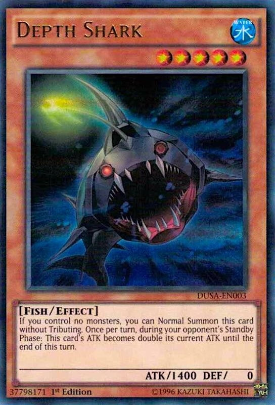 Depth Shark (3) (DUSA) - YuGiOh Single