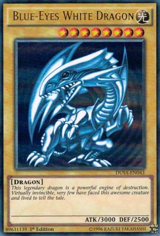 Blue-Eyes White Dragon (43) (DUSA) - YuGiOh Single