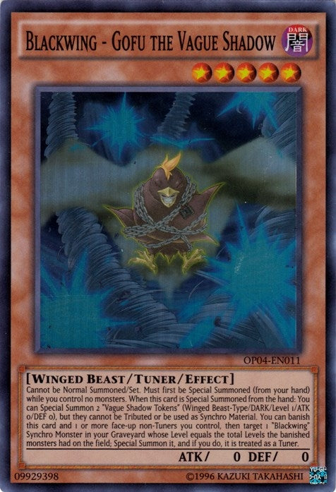 Blackwing - Gofu the Vague Shadow (4011) (OP04) - YuGiOh Single