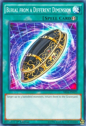 Burial from a Different Dimension (4025) (SR04) - YuGiOh Single