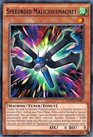 Speedroid Maliciousmagnet (7) (MACR) - YuGiOh Single