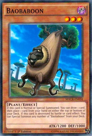 Baobaboon (34) (MACR) - YuGiOh Single