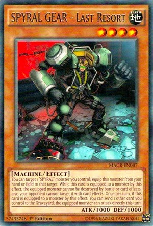 SPYRAL GEAR - Last Resort (87) (MACR) - YuGiOh Single