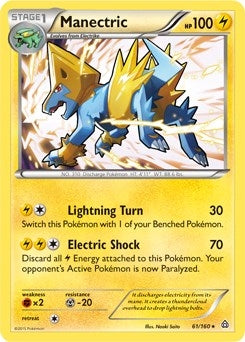 Image for Manectric - 61/160 (XY Primal Clash) (061/160) (Deck Exclusives) - Pokemon