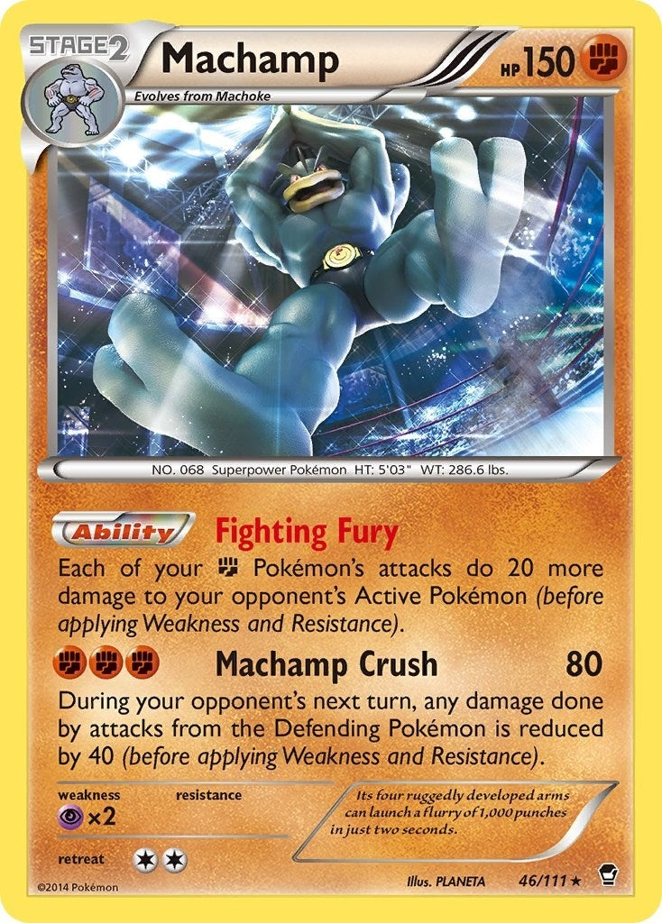 Image for Machamp - 46/111 (XY Furious Fists) (046/111) (Deck Exclusives) - Pokemon