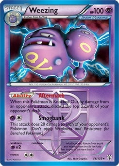 Image for Weezing - 58/135 (BW Plasma Storm) (058/135) (Deck Exclusives) - Pokemon