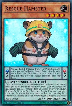 Rescue Hamster (28) (PEVO) - YuGiOh Single