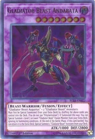 Gladiator Beast Andabata (22) (BLLR) - YuGiOh Single
