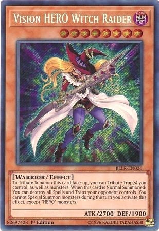 Vision HERO Witch Raider (26) (BLLR) - YuGiOh Single