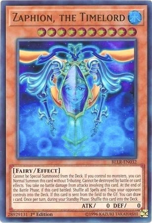 Zaphion the Timelord (32) (BLLR) - YuGiOh Single