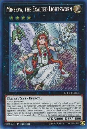 Minerva the Exalted Lightsworn (44) (BLLR) - YuGiOh Single