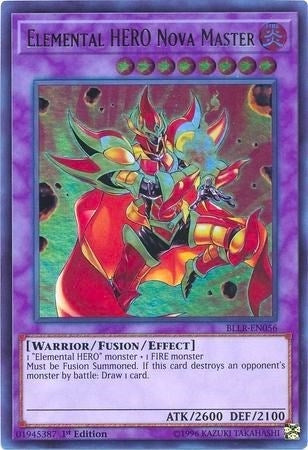 Elemental HERO Nova Master (56) (BLLR) - YuGiOh Single
