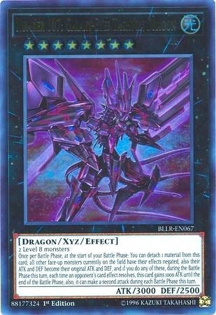Number 107: Galaxy-Eyes Tachyon Dragon (67) (BLLR) - YuGiOh Single