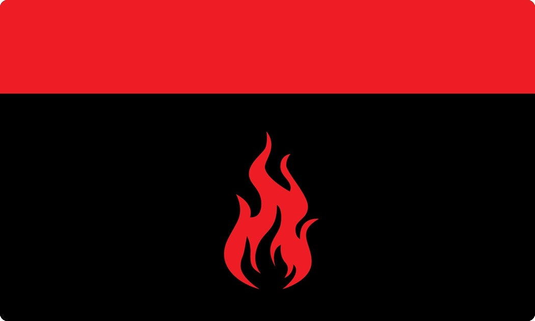 Rubber Playmat - Iconic Fire - Playmats Sealed