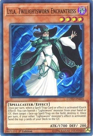 Lyla Twilightsworn Enchantress (25) (COTD) - YuGiOh Single