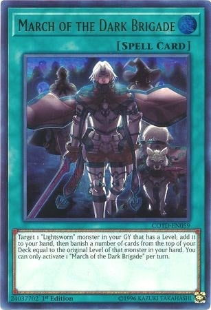 March of the Dark Brigade (59) (COTD) - YuGiOh Single