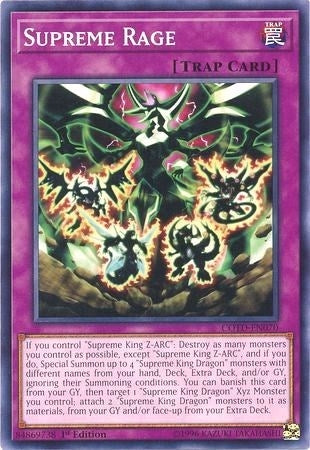 Supreme Rage (70) (COTD) - YuGiOh Single
