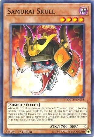 Samurai Skull (81) (COTD) - YuGiOh Single