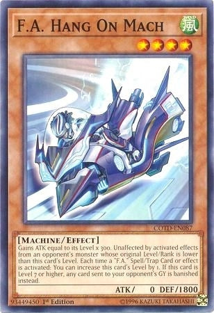 F.A. Hang On Mach (87) (COTD) - YuGiOh Single