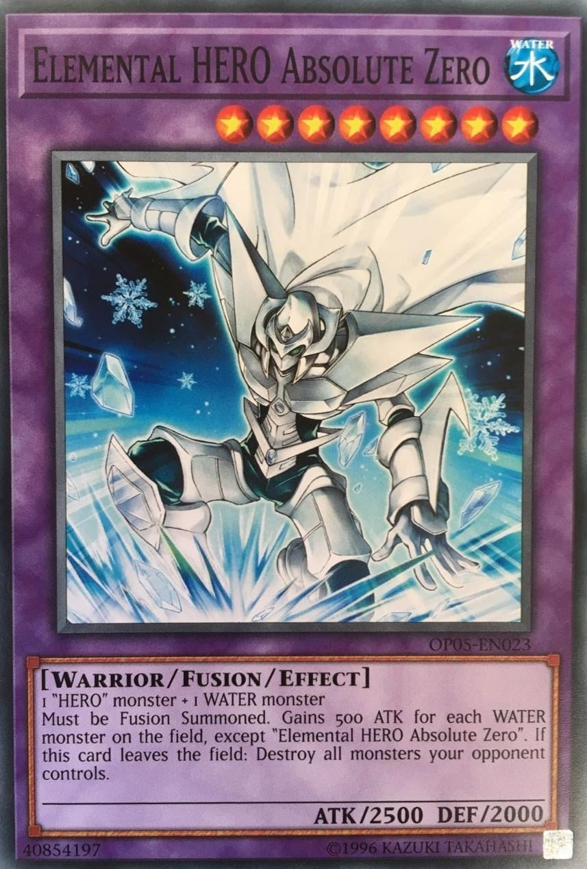 Elemental HERO Absolute Zero (5023) (OP05) - YuGiOh Single
